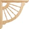 Ekena Millwork 1 1/2"W x 12"D x 12"H Crendon Wagon Wheel Bracket, Red Oak BKT01X12X12CRRO - alternate 2